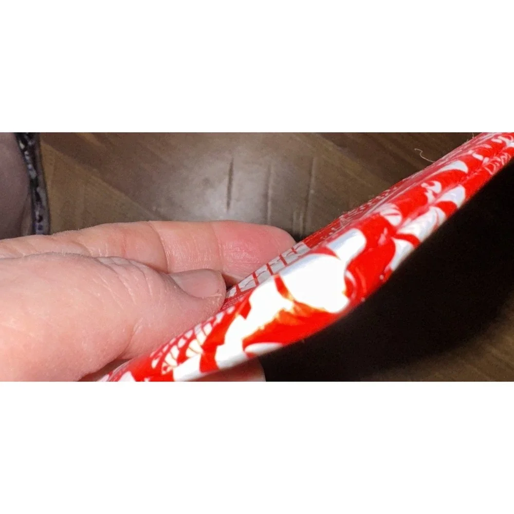 Lululemon Manifesto Love‎ Yourself Coin Purse Card Holder Wallet Red White NWOT